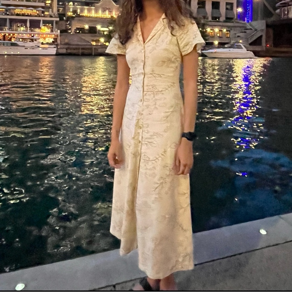 MADEWELL- Button Down Linen Dress